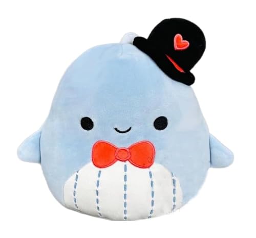 Squishmallow 8" Samir The Whale Valentine's Day Plush- Officially Licensed Kellytoy - Collectible Soft & Squishy Stuffed Animal Toy - Add to Your Squad - Gift for All Ages - Kids,Girls & Boys -8 Inch von Squishmallows