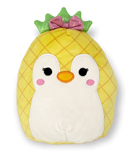 Squishmallow KellyToy Foodie Squad Piper der Pinguin in Ananas-Kost m, 20 cm von Squishmallows