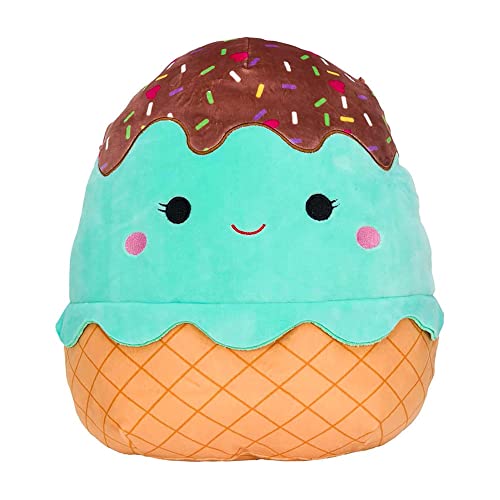 Squishmallow KellyToys – 30 cm – Maya die Minze Eis – superweiches Plüschtier Tierkissen von Squishmallows