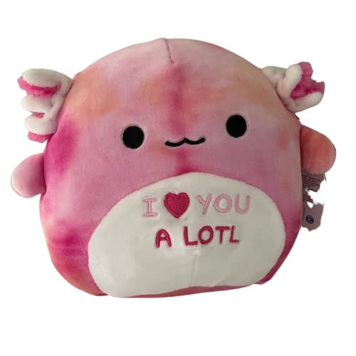 Squishmallow Official KellyToy Valentine's Day Squad (Aleka The Axolotl, 7 Inch) von Squishmallows