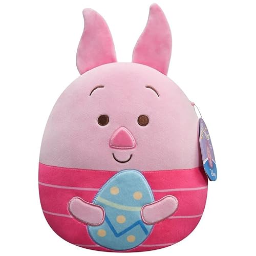 Squishmallow Official Kellytoy Disney Characters Squishy Soft Stuffed Plush Toy Animal (Piglet with Easter Egg, 10 Inch) von Squishmallows