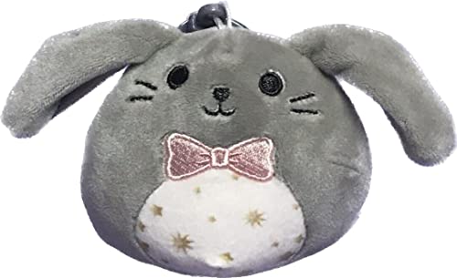 Squishmallow Official Kellytoy Easter Squad Squishy Soft Plush Toy Animal (Blake Bunny, 3.5 Inch Clip) von Squishmallows