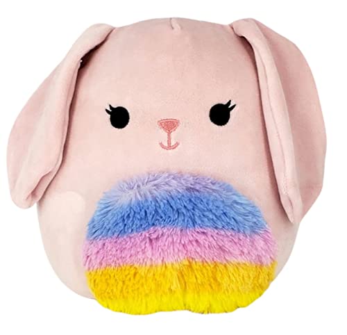 Squishmallow Official Kellytoy Plush Pets Squad Dogs Cats Bunnies Frogs Squishy Soft Plush Toy Animals (Bop The Bunny (Rainbow Belly), 12 Inch) von Squishmallows