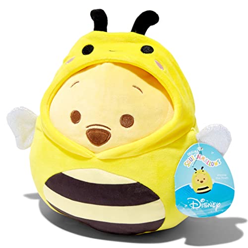 Squishmallow Offizielles Kellytoy Disney-Charaktere, Squishy Soft Stuffed Plush Toy Animal (Gelb, Pooh Bee, 20,3 cm) von Squishmallows