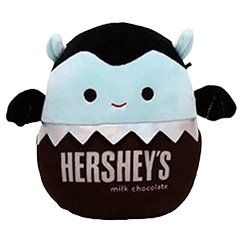 Squishmallow Offizielles Kellytoy Halloween Squishy weiches Plüschtier Tiere (Patricio Vampir Fledermaus (Chocolate), 17,8 cm von Squishmallows