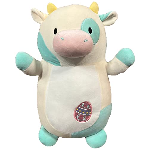 Squishmallow Offizielles Kellytoy Hug Mees Squishy weiches Plüschtier (Belana Kuh (Ei), 35,6 cm von Squishmallows