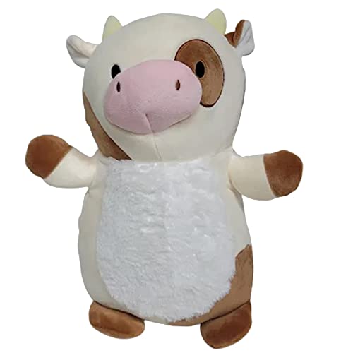 Squishmallow Offizielles Kellytoy Hug Mees Squishy weiches Plüschtier (Ronnie Cow, 35,6 cm) von Squishmallows