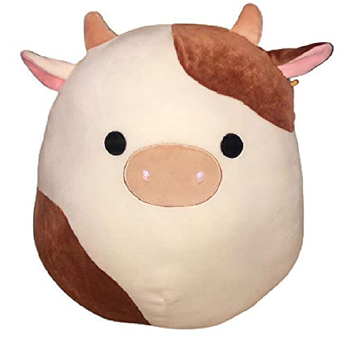 Squishmallow Offizielles Kellytoy Pl sch-Sammelst ck, Farm Squad, weiche Tiere (Ronnie Kuh, 20,3 cm) von Squishmallows