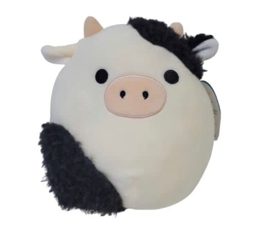 Squishmallow Offizielles Kellytoy Plüsch-Sammlerstück, Farm Squad, weiche Tiere (Connor Fuzzy Cow, 20,3 cm) von Squishmallows