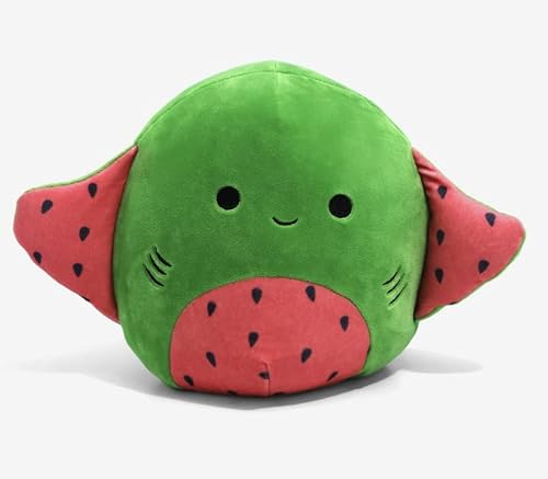 Squishmallow Offizielles Kellytoy Plüschtier, 20,3 cm, Quetschtier, weiches Plüschtier (Lai die Wassermelone Mantaray) von Squishmallows