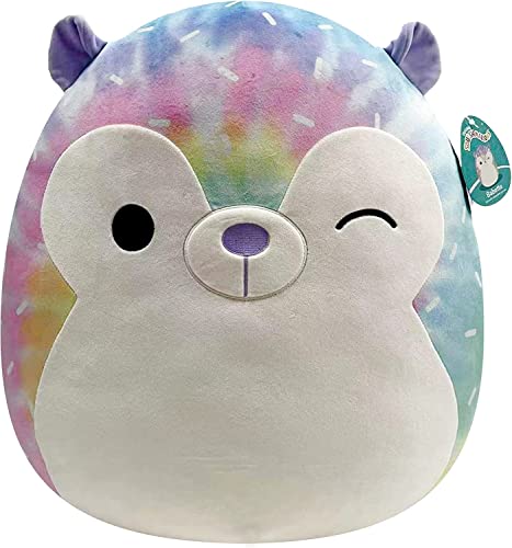 Squishmallow Offizielles Kellytoy Plüschtier Wildlife Zoo Squad Squishy weiches Plüschtier Tiere (Babette Regenbogen Igel, 12,7 cm) von Squishmallows