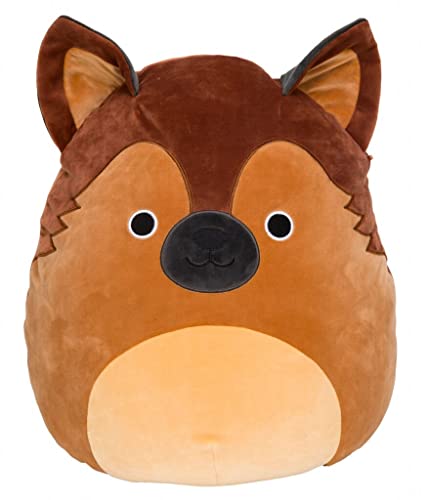 Squishmallow Offizielles Kellytoy Plüschtier für Hunde und Katzen, Hasen, Frösche, weiches Plüschtier, Tiere (Mario Deutscher Schäferhund, 30,5 cm) von Squishmallows