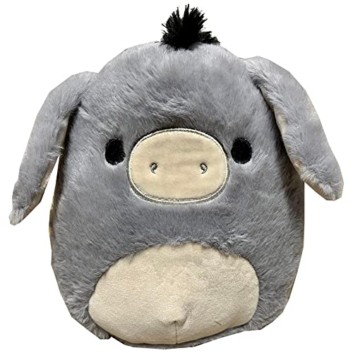 Squishmallow Offizielles Kellytoy Sammlerst ck Pl sch Farm Squad Squishy Soft Animals (Jason Fuzzy Donkey, 20,3 cm) von Squishmallows