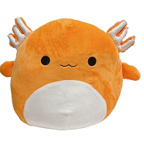 Squishmallow Offizielles Kellytoy Sammlerst ck Sea Life Squad Squishy Soft Animals Ocean Fish Creatures (Orange/Wei , Nico Axolotl, 12,7 cm) von Squishmallows