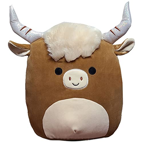 Squishmallow Offizielles Kellytoy Sammlerstück, Plüsch, Farm Squad, weiche Tiere (Calton Highland Cow, 30,5 cm) von Squishmallows