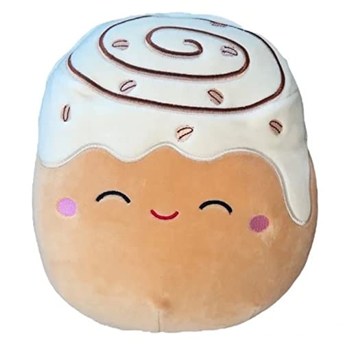 Squishmallow Oficial Kellytoy Food Squad Plush Toys Soft Plush Animal (Chanel Cinnamon Roll, 8 Inch) von Squishmallows