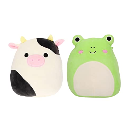 Squishmallow Perfect Pairs Squishmallows Sammeln Sie sie alle (Connor Cow & Wendy Frog, 20,3 cm Pack) von Squishmallows