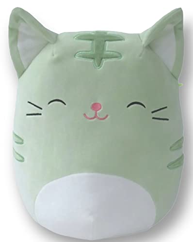 Squishmallow S 17,8 cm Mintgrün getigerte Katze Plüsch Chase – Fantasy Squad Stofftier Spielzeug von Squishmallows