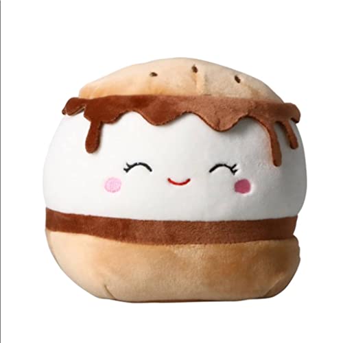 Squishmallow S Offizielles Kellytoy Futter Pl schtier weiches Pl schtier (Carmelita Smores, 12,7 cm) von Squishmallows