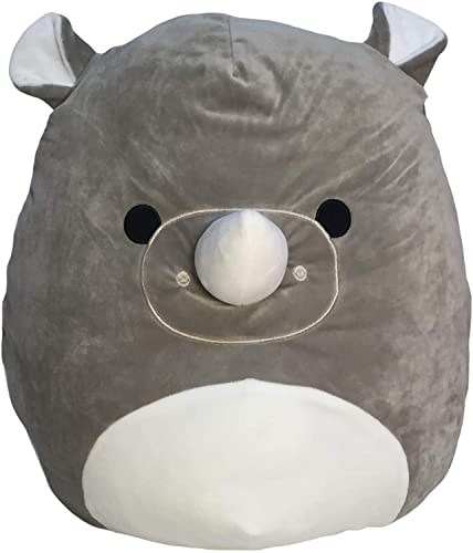 Squishmallow s Official Kellytoy Plush 8 Inch Squishy Soft Plush Toy Animals (Irving Rhino) von Squishmallows