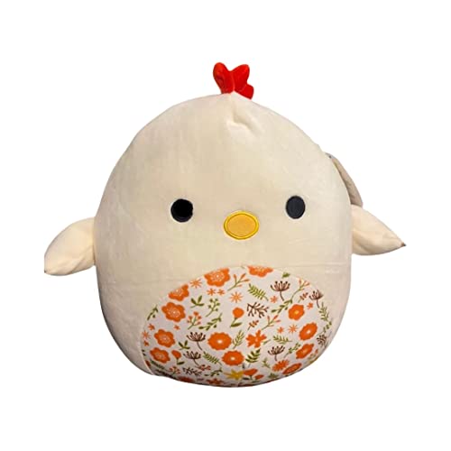 Squishmallow s Offizielles Kellytoy Easter Squad Squishy Soft Plush Toy Animal (8 Inch, Charity Chicken (Floral Belly / Regular Eyes)) von Squishmallows