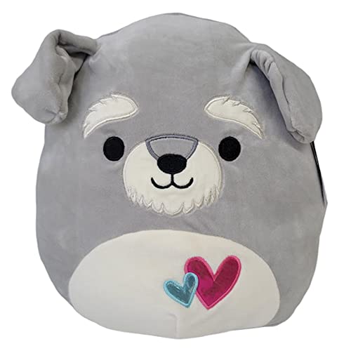 Squishmallow s Offizielles Kellytoy Valentines Squad Squishy weiches Plüschtier (20,3 cm, Shaun Schnauzer) von Squishmallows