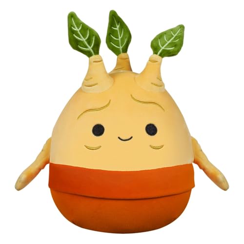 Squishmallows 20,3 cm Harry Potter Mandrake - Offiziell lizenziertes Kellytoy Plüsch - Sammlerstück, weiches und quetschbares Stofftierspielzeug - Fügen Sie Ihrem Hogwarts-Trupp hinzu - Geschenk für von Squishmallows