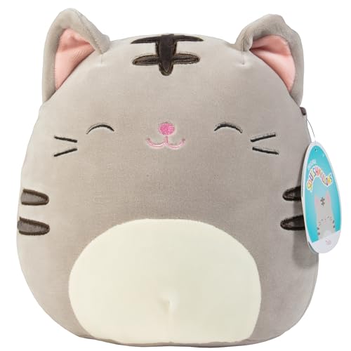 Squishmallows 20,3 cm Tally The Grey Cat – Offizielles Jazwares Plüschtier – Sammlerstück, weiches und quetschbares Kitty-Plüschtier, Geschenk für Kinder, Mädchen und Jungen Squishmallows 20,3 cm Tally The Grey Cat – Offizielles Jazwares Plüschtier – Sammlerstück, weiches und quetschbares Kitty-Plüschtier, Geschenk für Kinder, Mädchen und Jungen von Squishmallows