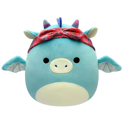 Squishmallows 20,3 cm Tatiana der Drache mit Kopftuch von Squishmallows