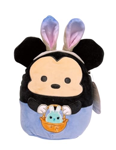 Squishmallows 2024 Ostern Disney und Sanrio Squad Plüschtier (20,3 cm Ostern Mickey Mouse) von Squishmallows