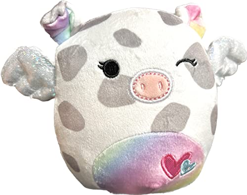 Squishmallows 5-Inch Plush - Join The 2023 Valentine's Day Squad Stuffed Animal Toys (Charaka (Flying Pig)) von Squishmallows