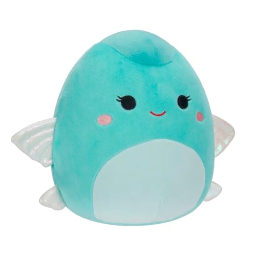 Squishmallows 7,5 Zoll Plüsch, Bette der Fliegende Fisch Fügen Sie Team hinzu, ultraweiches Plüschtier, offizielles Kellytoy Plüschtier von Kellytoy