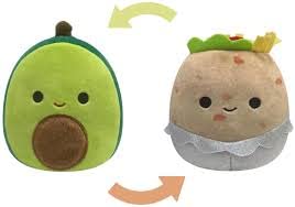 Squishmallows 7" Flipamallow Austin The Avocado and Bernardo The Burrito Flip-a Mallows von Squishmallows