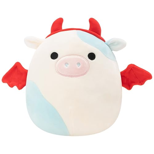 Squishmallows 8" Belana The Cow with Bat Costume von Squishmallows