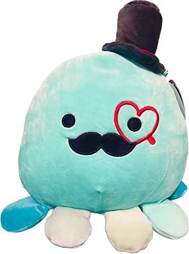 Squishmallows 8 Inch Eiko The Octopus Plush with Heart and Top Hat - Join The 2023 Valentine's Day Squad Stuffed Animal Toys von Squishmallows