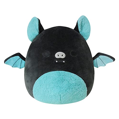 Squishmallows Aldous Plüschtier, 30,5 cm, Blaugrün und Schwarz, mittlere Größe, ultraweich, offizielles Kelly-Spielzeug von Squishmallows