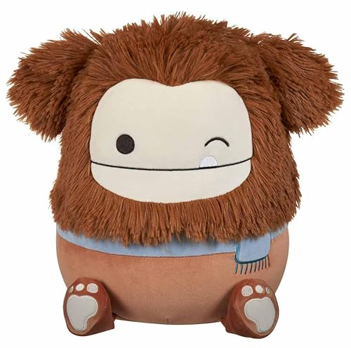 Squishmallows Benny The Bigfoot mit blauem Schal, Harvest Squad von Squishmallows