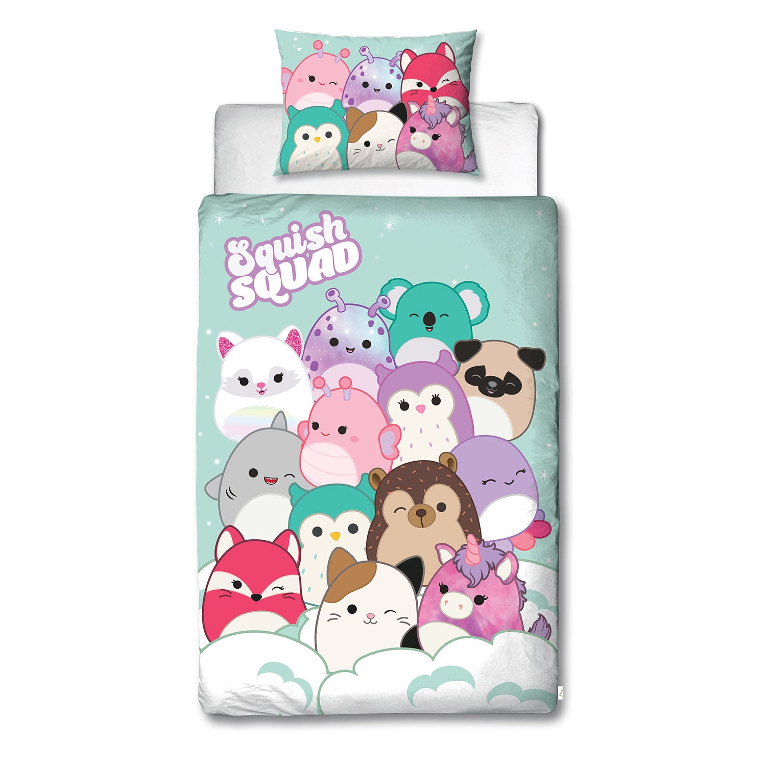 Squishmallows Bettwäsche-Set 140x200 cm von Squishmallows