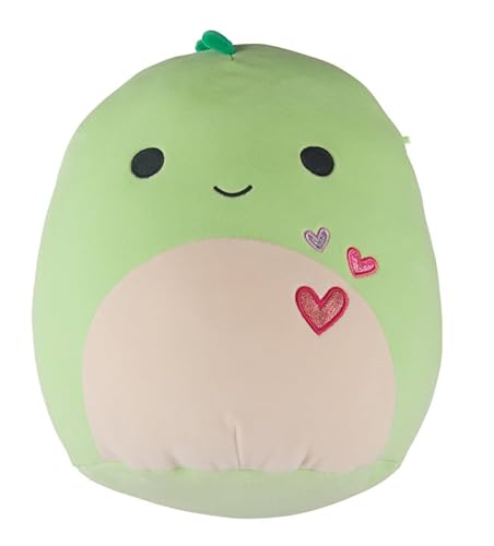 Squishmallows Danny The Dinosaurier Plüschtier, Grün, Valentins-Edition, 30,5 cm von Squishmallows