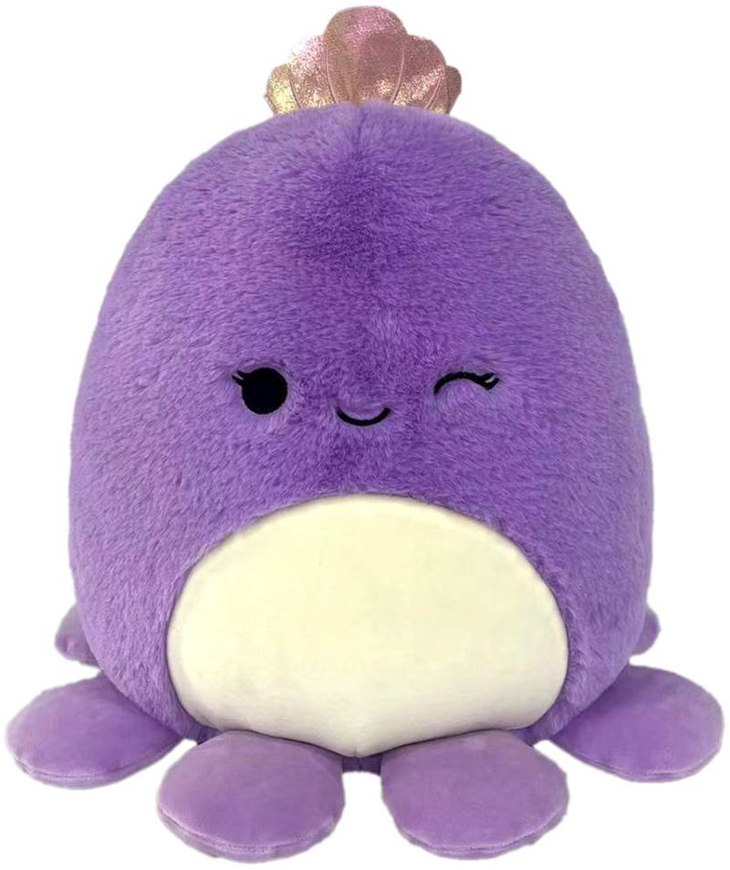 Squishmallows Fuzz A Mallows Kuscheltier Violet Tintenfisch 30 cm von Squishmallows