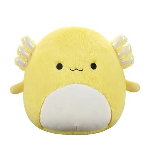 Squishmallows FuzzAMallows Plüschtier Treyton der Axolotl 30 cm – Seltene Exklusiv Original 2024 von Squishmallows