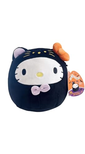 Squishmallows Hello Kitty Plüsch, 20,3 cm, Marineblau und Weiß von Squishmallows