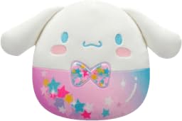 Squishmallows Hello Kitty and Friends Cinnamoroll Plüsch, 20,3 cm, Sterne und Fliege Design von Squishmallows