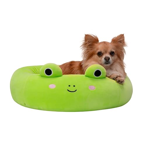 Squishmallows JPT0090 - Wendy der Frosch Tierbett 50 cm, offizielles Jazwares Plüsch, superweiches Haustierbett von Squishmallows