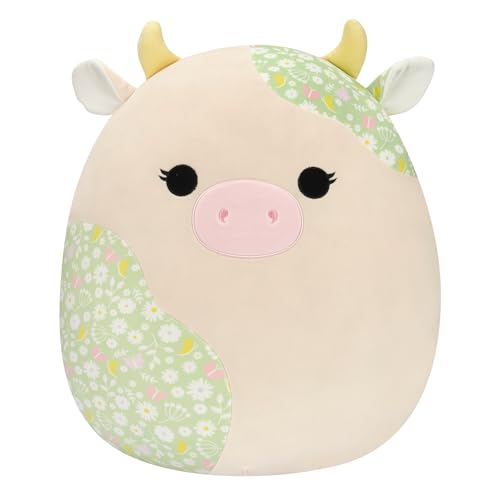 Squishmallows SQER00887 - Ada die Kuh mit Blumen 40 cm, offizielles Jazwares Plüsch, superweiches Kuscheltier, ['Multi-Colored'] von Squishmallows