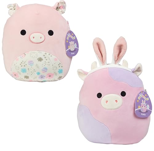 Squishmallows Jazwares Plüschtier, 25,4 cm, 4 Stück, offizielles Plüschtier, Sammlerstück, weiches Quetsch-Spielzeug, Geschenk für Kinder, Mädchen und Jungen von Squishmallows