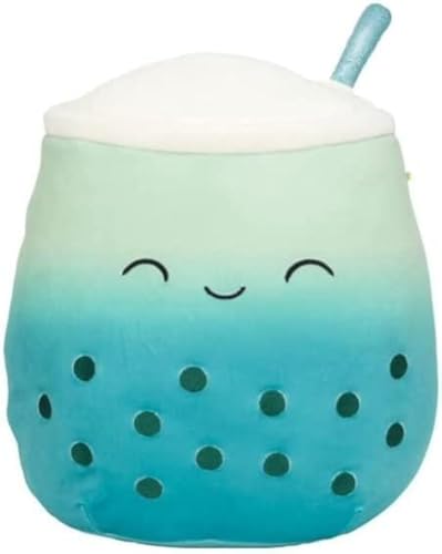 Squishmallows Kellytoy Boba Tea Squad Plüschtier (20,3 cm Jakarria The Blue Boba Tea) von Squishmallows