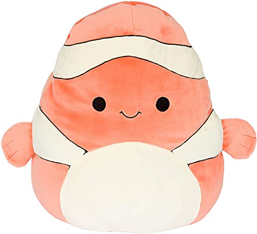 Squishmallows Kellytoy Pl schtier Sea Life Squad Squishy Soft Plush Toy Animals (20,3 cm, Ricky The Clownfish) von Squishmallows