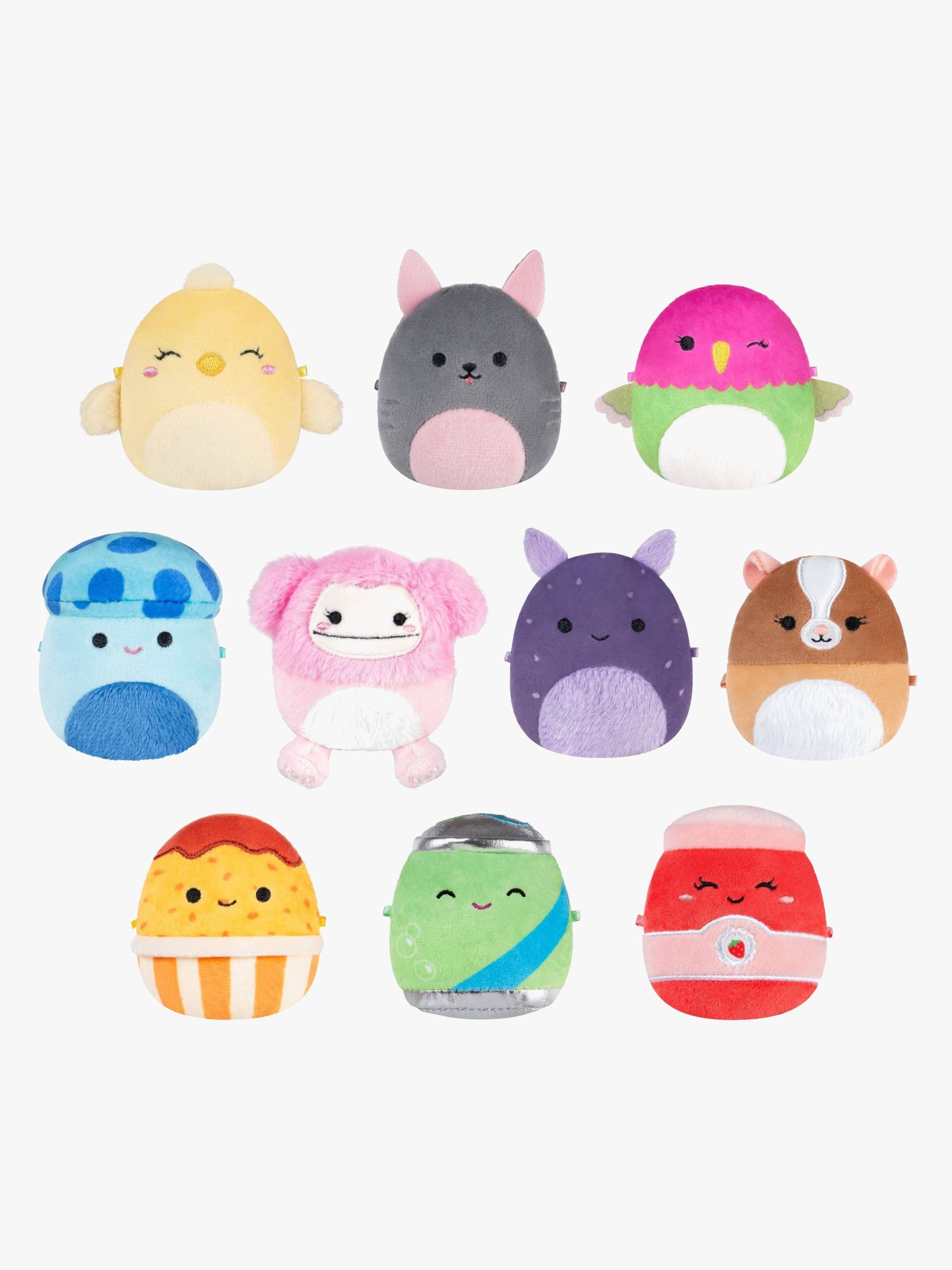 Squishmallows Kuscheltiere 10er-Pack 6 cm Squishmallows Kuscheltiere 10er-Pack 6 cm von Squishmallows