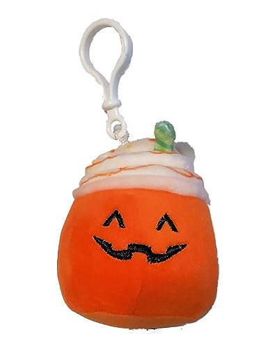 Squishmallows Lester The Pumpkin Spice Latte zum Anklippen, 8,9 cm von Squishmallows